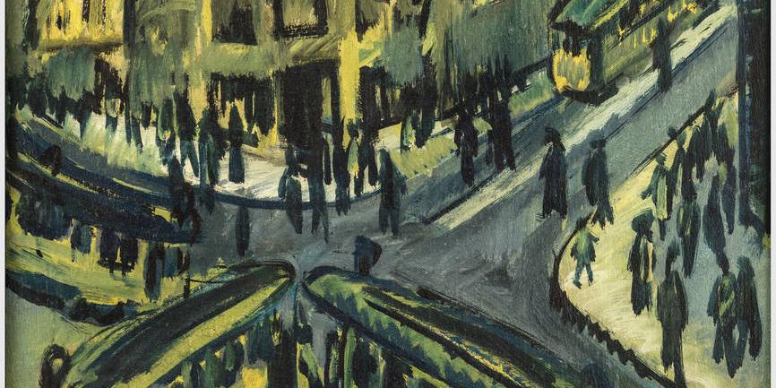 Ernst Ludwig Kirchner Gemälde "Nollendorfplatz" von 1912