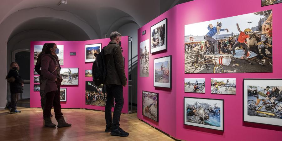 Internationale Fotografien vermitteln Fahrradfahren als Lebensgefühl © Stadtmuseum Berlin | Foto: Michael Setzpfandt