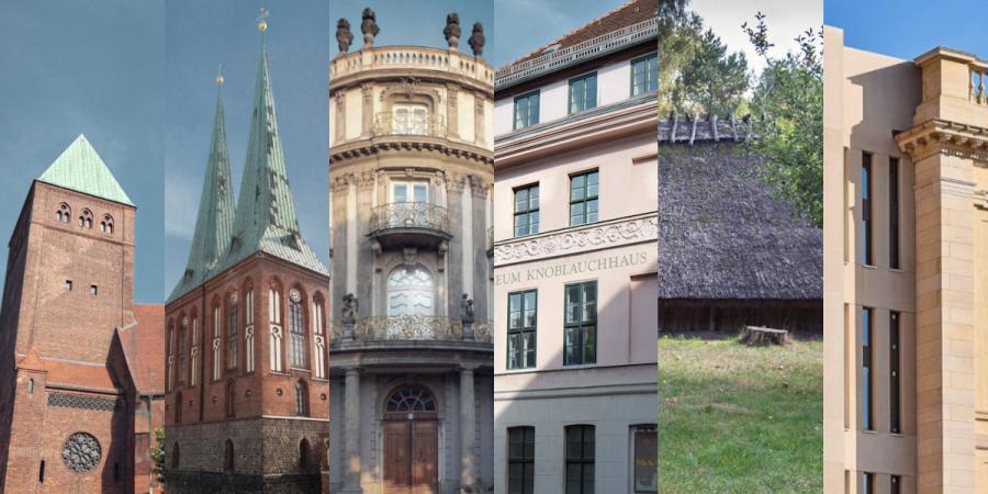 Collage der Standorte des Stadtmuseums Berlin