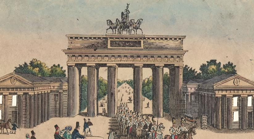 Das Brandenburger Tor in Berlin, um 1830