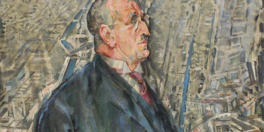 Gustav Böß, Portrait von Max Oppenheimer (1885–1954)