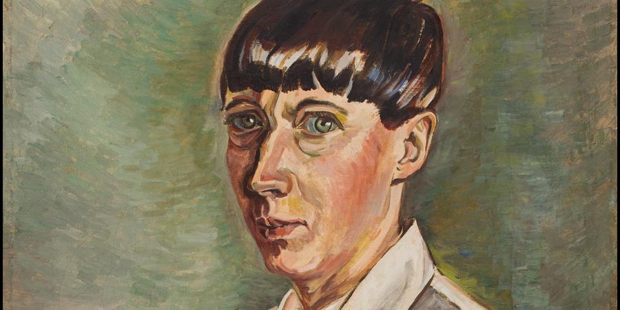 Selbstportrait der Künstlerin Hannah Höch