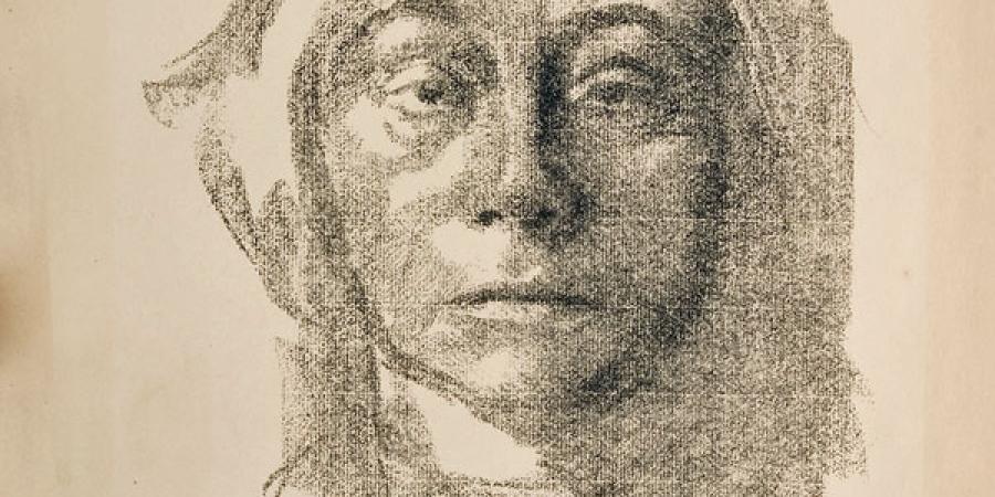 Käthe Kollwitz, Selbstbildnis (1915)