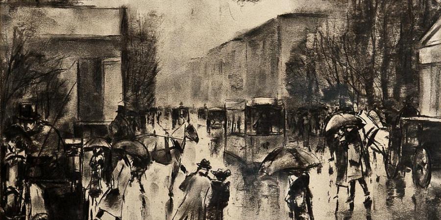 Max Liebermann: „Leipziger Platz“, 1922
