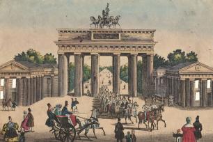 Das Brandenburger Thor in Berlin, um 1830. © Stadtmuseum Berlin