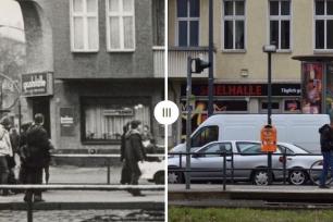 Bildvergleich Greifswalder Straße 1981/2018