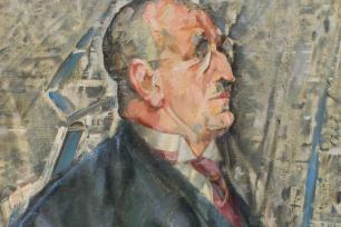 Gustav Böß, Portrait von Max Oppenheimer