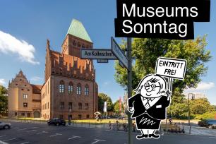 Märkisches Museum mit Aufschrift Museumssonntag