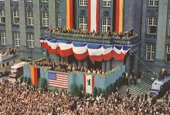 Schallplatte zum Besuch Kennedys in Berlin 1963 © Stadtmuseum Berlin