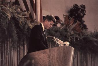 Kennedy spricht in der Paulskirche Frankfurt, 25.6.1963