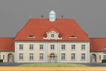 Architekturmodell: Rudolf-Virchow-Krankenhaus, Krankenpavillon © Stadtmuseum Berlin