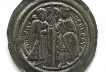 Brakteat, Markgraf Albrecht der Bär, um 1150