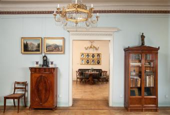 Blick in das Wohnzimmer
