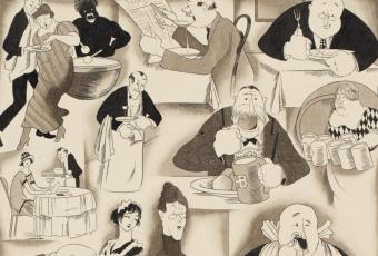 Fred Knab | „Diner“ beim neuen Pschorr, 1925 © Stadtmuseum Berlin | Foto: Michael Setzpfandt