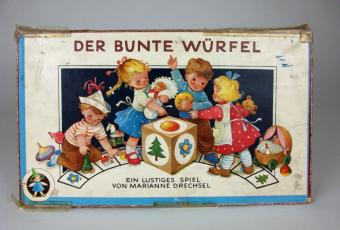 „Der bunte Würfel“ von Marianne Drechsel, VEB Druck und Verpackung Dresden (DDR), 1959 © Stadtmuseum Berlin | Foto: Silvia Thyzel