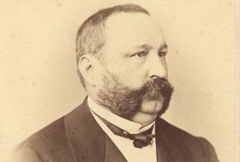 Ernst Litfaß, um 1870 © Stadtmuseum Berlin