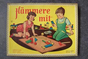 Baukasten-ähnliches DDR-Legespiel „Hämmere mit“