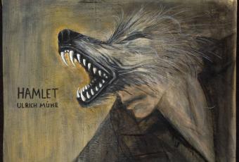 Skizze einer Wolfsmaske