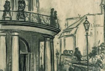 Zeichnung „Ephraim-Palais“ von Heinrich Zille