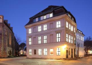 Das Knoblauchhaus in der Abenddämmerung © Stadtmuseum Berlin | Foto: Michael Setzpfandt