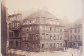 Das Knoblauchhaus auf einer Aufnahme von 1899