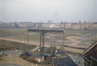 Mauerstreifen zwischen Potsdamer und Leipziger Platz