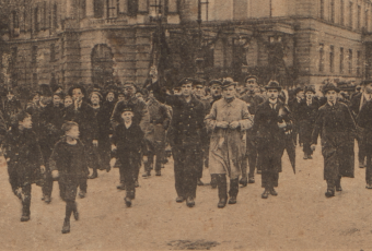 Ansichtskarte Novemberrevolution, 1918 © Stadtmuseum Berlin
