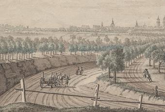 Johann Georg Rosenberg: Berlin vom Tempelhofer Berge gesehen, 1785 © Stadtmuseum Berlin