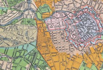 Plan der Entwicklungsgeschichte Berlin's von 1650 bis 1890, 1893 © Stadtmuseum Berlin