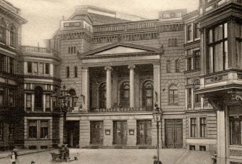 Schiller-Theater Ost in der Wallner-Theater-Straße, Postkarte, um 1904