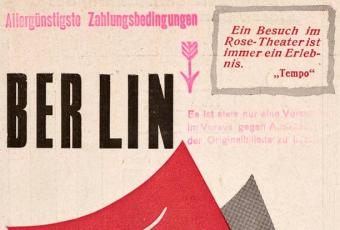 „Berlin spricht vom Rose-Theater“, Druck, 1932