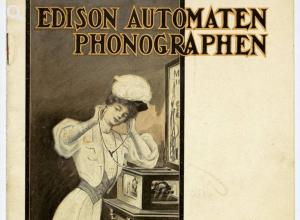 Broschüre „Edison Automaten Phonographen“, 1908
