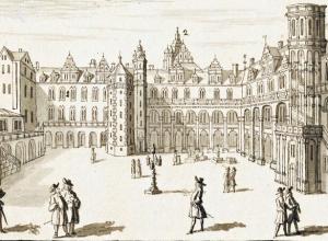 Innenhof des Berliner Schlosses, 1690