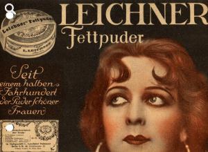 Werbeanzeige für „Leichner’s Fettpuder“ im Programmheft der Berliner Varietébühne Scala, 1926 © Stadtmuseum Berlin