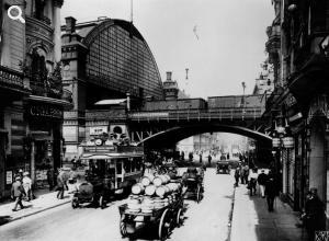 Der S-Bahnhof Friedrichstraße im Jahr 1907 © Stadtmuseum Berlin | Foto:  Max Missmann