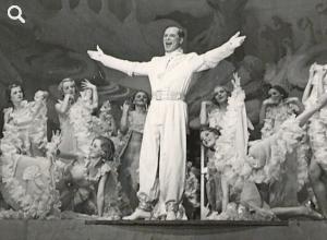 Walter Jankuhn als „Prinz Sternschnuppe“ in Paul Linckes Revue „Frau Luna“ im Berliner Admirals-Palast, 1936 © Stadtmuseum Berlin | Reproduktion: Friedhelm Hoffmann