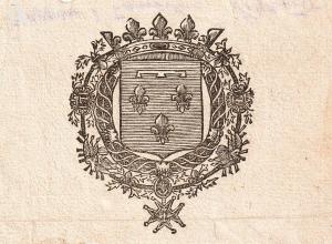 Wappen der Familie de Chaussier, um 1700