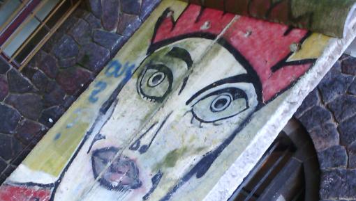 Berliner Mauer mit Original-Graffiti von Kiddy Citny im Märkischen Museum. © Stadtmuseum Berlin | Foto: Heiko Noack