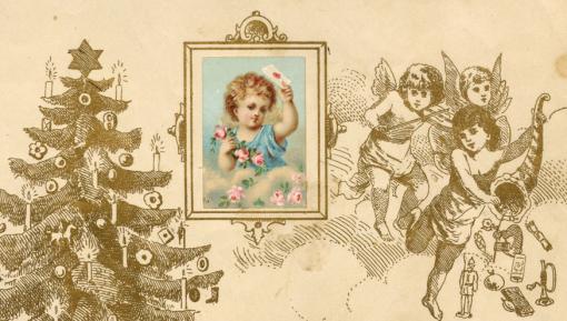 Weihnachtswunschbrief aus dem 19. Jahrhundert