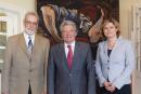 Dr. Gerhard Schneider, Bundespräsident Joachim Gauck und Generaldirektorin Dr. Franziska Nentwig © Stadtmuseum Berlin | Foto: Michael Setzpfandt, 2013