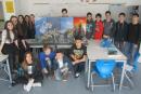 Die Klasse präsentiert ein Berlin-Panorama mit vier Zeitebenen.