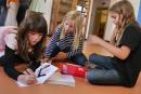 Kinder während eines Workshops im Märkischen Museum