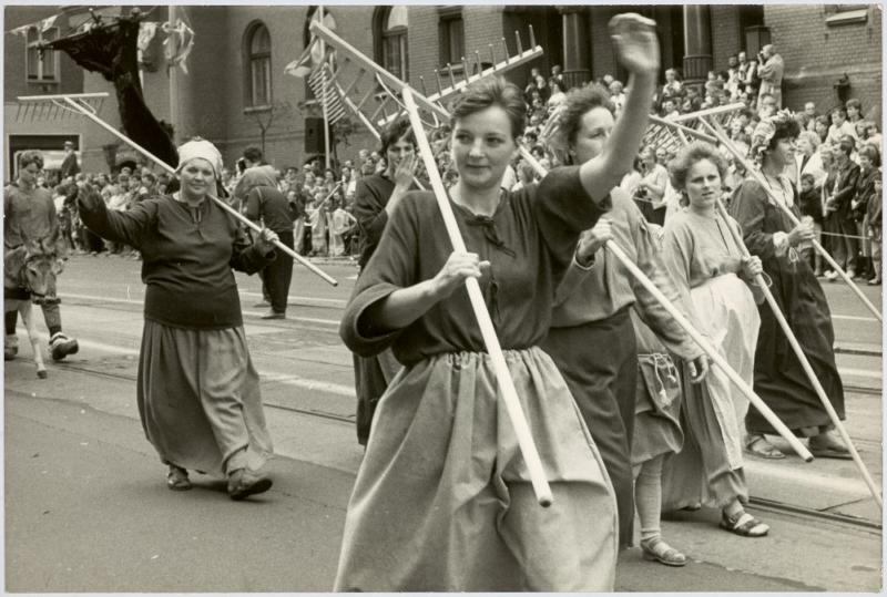 Festumzug zur 750-Jahr-Feier in Berlin-Pankow, 1987